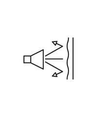 sound prof icon, vector best line icon.