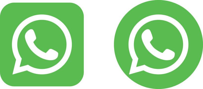 WhatsApp logo icon set