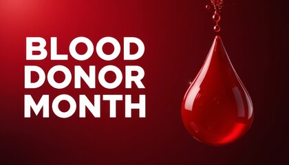 Blood Donor Month is celebrated every January in the U.S. to thank voluntary donors, raise awareness about the constant need for blood, and encourage donations