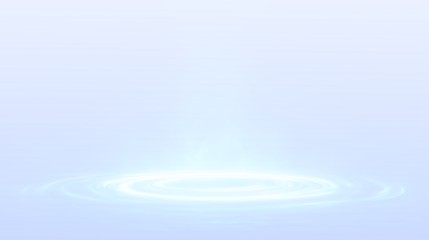 Glowing Futuristic Neon Circle PNG Overlay with Blue Purple Magic Portal and Energy Light Effect
