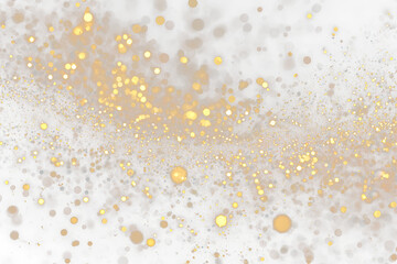 Overlay. golden star, light effect, glitter particles and stars.Magical glow PNG