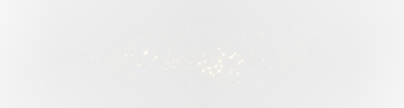 Christmas glowing bokeh confetti and sparkle overlay texture for your design.PNG.Golden dust light png.	