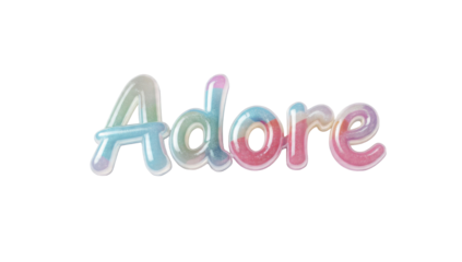 Shiny Adore Text Effect