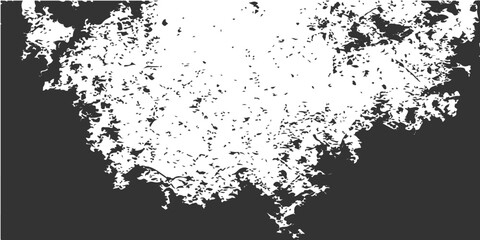 Fototapeta premium An abstract dark grunge background featuring a black ink splat design with a dirty paint spray texture and a splatter border pattern for a decorative vector art illustration