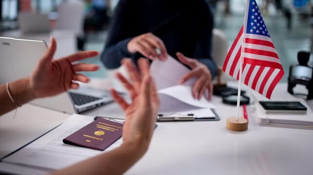 Client Meeting With Immigration Attorney