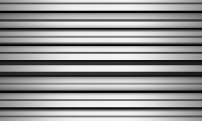 Abstract Metallic Background with stripes wavy line and shadows, Silver corrugated background