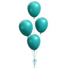 Teal Balloons