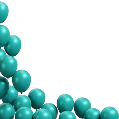 Teal Balloons