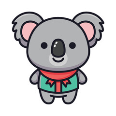 Adorable Cartoon Koala Illustration