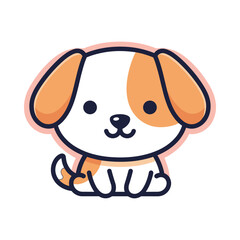 Adorable Cartoon Puppy Illustration