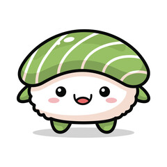 Cute Cartoon Melon Character Illustration