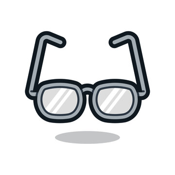 Eyeglasses, Glasses and Eyewear Cartoon Illustration