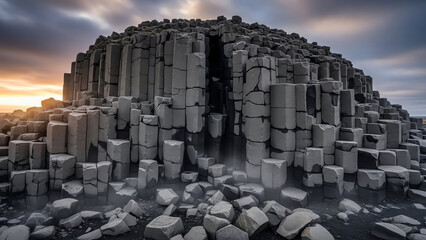 Basalt Column Cave Formation