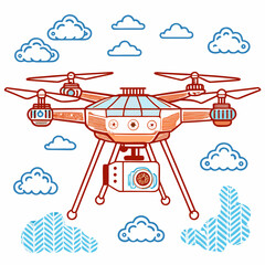 Drone with camera