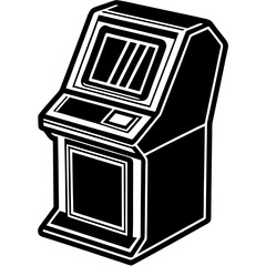 Retro arcade machine