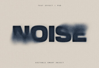 Gritty Noise Text Effect