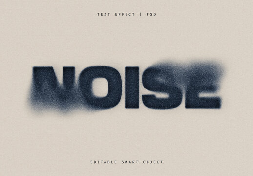 Gritty Noise Text Effect