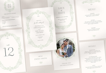 Wedding Suite with Baroque Decorative Elements