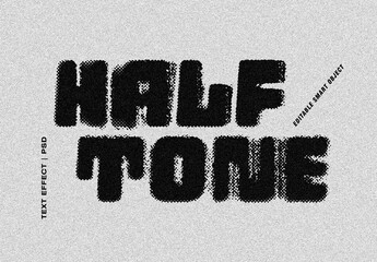 Noise Halftone Text Effect