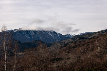 Fototapeta premium mountain landscape with clouds