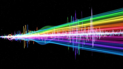 Light Streams Across Dark Space