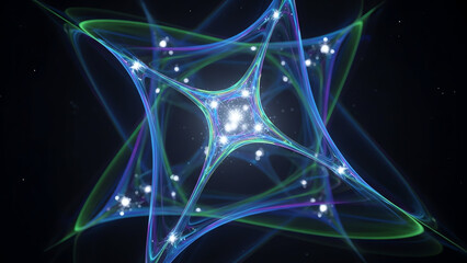 Neon Mesh Star Network