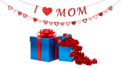 Mother's Day Gift Box with Roses