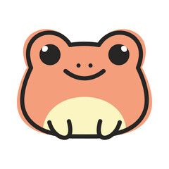 Cute Cartoon Frog Illustration