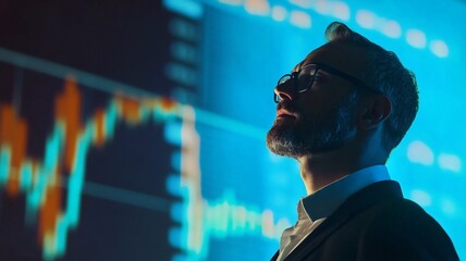 a business presents the increase decrease of prices in the market through graphs.