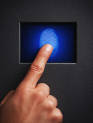 Fingerprint technology on touchscreen safe for advanced security