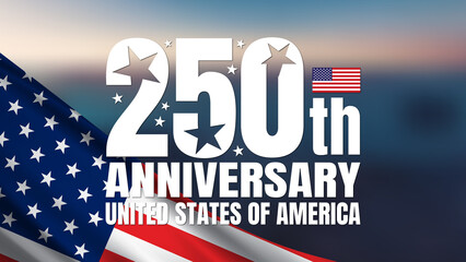 250th anniversary USA Background