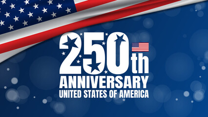 250th anniversary USA Background