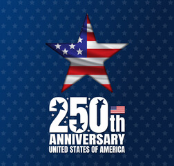 250th anniversary USA Background