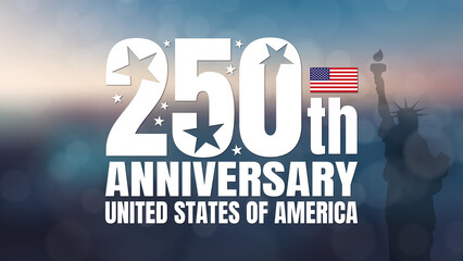250th anniversary USA Background