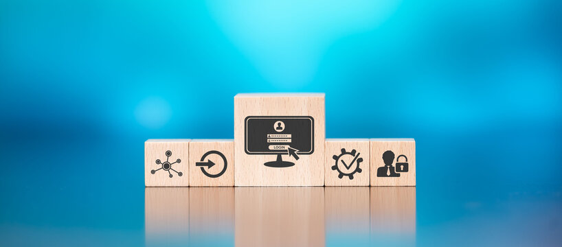 Concept of login - Powered by Adobe