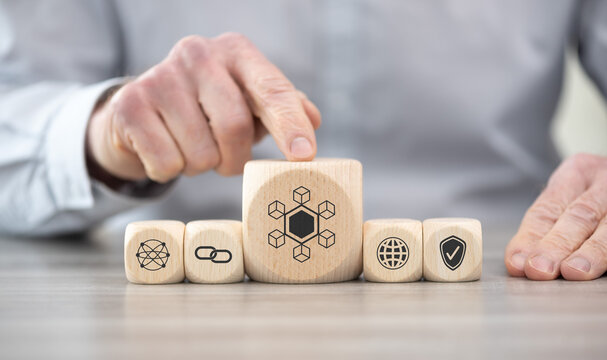 Concept of blockchain - Powered by Adobe