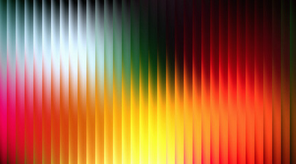 Vibrant vertical spectrum of abstract light and color with a textured ribbed surface creating a modern gradient background