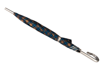 close umbrella isolated on white background