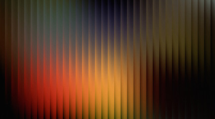 Vibrant vertical striped pattern showcasing a blend of warm and cool tones and a radiant glow