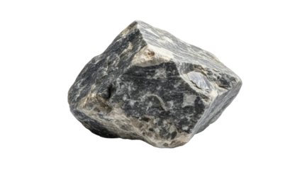 Rough Grey Stone Rock isolated on transparent background
