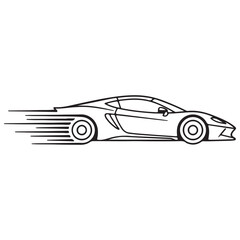 Naklejka premium Ultimate Automotive Lifestyle and Transportation Continuous Line Art Bundle