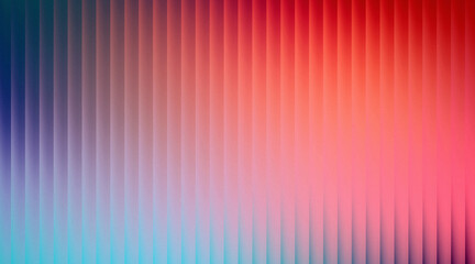 Soft Red And Blue Abstract Gradient Background With Vertical Stripe Texture