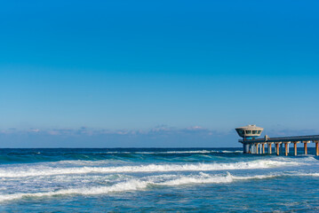 해중전망대가 있는 연안