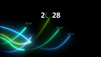 Business growth trends, projections and goal for the year 2028. Corporate competitiveness on a global level. Concept of business growth. business trends 2024 to 2028. - Powered by Adobe