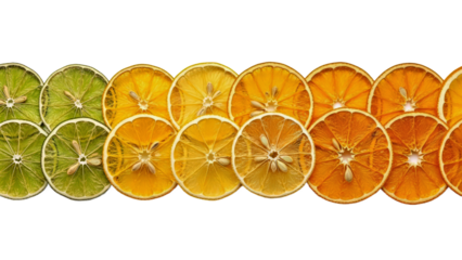 Gradient Citrus Slice Collagefresh Limes to Lemons Healthy Natural Food Photography Stock.png