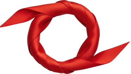 Red Ribbon png Silk Band cutout Scarlet Tape png Crimson Streamer cutout Satin Cord png Cherry Fabric cutout Ruby Ornament png Fire Swirl cutout