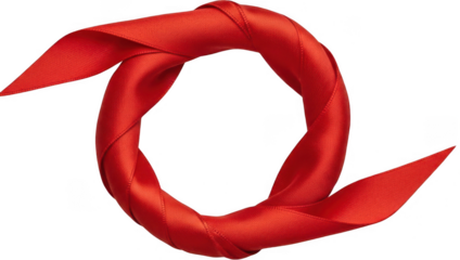 Red Ribbon png Silk Band cutout Scarlet Tape png Crimson Streamer cutout Satin Cord png Cherry Fabric cutout Ruby Ornament png Fire Swirl cutout