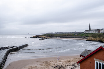 North Sea coast of England, Cullercoats Bay 