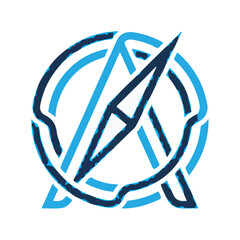 globe on a white background