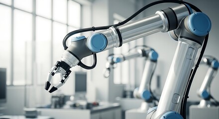 Robotics Industry Automation Technology Mechanical Arm Precision Engineering Modern Manufacturing System